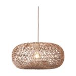 Good&Mojo Pendelleuchte Arizona Rattan Natural S | Geeignet für 1x E27 