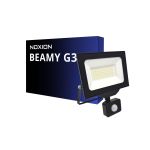 Noxion Led-Scheinwerfer Beamy G3 50W 5500lm 110D - 840 Kaltweiß | IP65 - Bewegungs- Und Lichtsensor - Symmetrisch