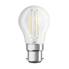 Osram Retrofit Classic LED B22d P45 Kugel Fadenlampe Klar 4W 470lm - 827 Extra Warmweiß | Ersatz für 40W