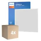 Mehrfachpackung 4x Philips LED Panel Ledinaire RC065B 28W 3400lm - 840 Kaltweiß | 60x60cm - UGR 